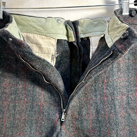 Vintage Woolrich Wool Hunting Pants Heavy Duty Outdoor Winter Workwear Outfitter - Picture 11 of 14